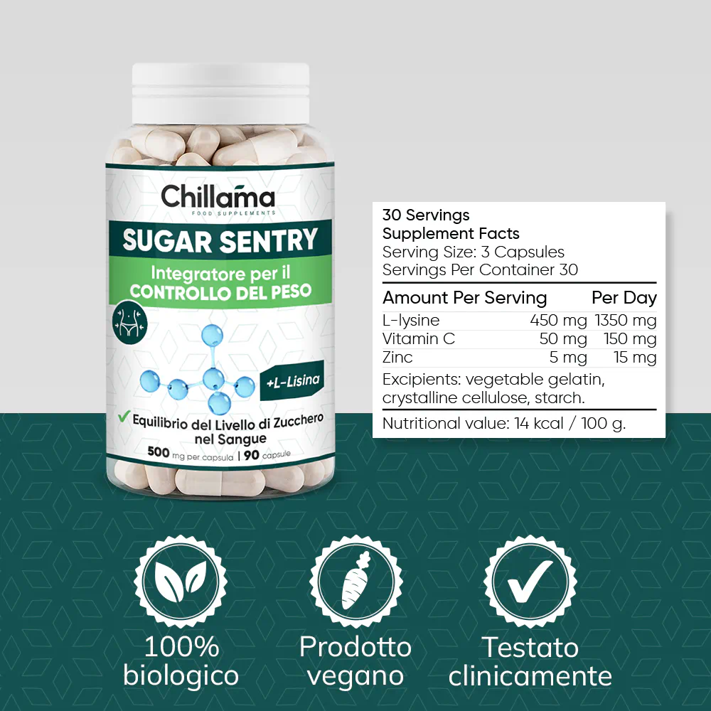 SugarSentry - sopprime le voglie di dolci
