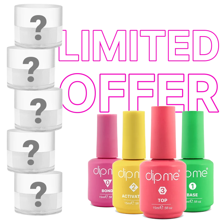Starter kit with 3 dip powders <small>+ gift 2 powders</small>